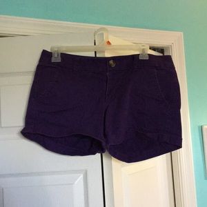 Purple shorts